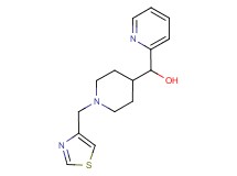 pyridin-2-yl[1-(1,3-thiazol-4-ylmethyl)piperidin-4-yl]methanol