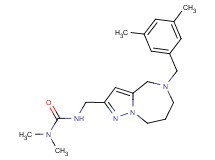 N'-{[5-(3,5-dimethylbenzyl)-5,6,7,8-tetrahydro-4H-pyrazolo[1,5-a][1,4]diazepin-2-yl]methyl}-N,N-dimethylurea