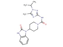 N-(1-isopropyl-5-methyl-1H-1,2,4-triazol-3-yl)-4-(2-oxo-2,3-dihydro-1H-benzimidazol-1-yl)piperidine-1-carboxamide