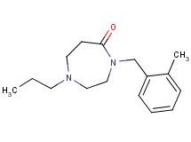 4-(2-methylbenzyl)-1-propyl-1,4-diazepan-5-one