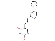 5-{2-[(4-cyclopentylpyrimidin-2-yl)amino]ethyl}pyrimidine-2,4(1H,3H)-dione