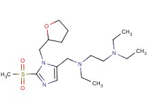 N,N,N'-triethyl-N'-{[2-(methylsulfonyl)-1-(tetrahydro-2-furanylmethyl)-1H-imidazol-5-yl]methyl}-1,2-ethanediamine