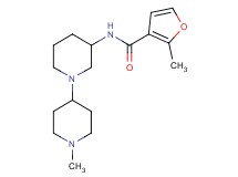 2-methyl-N-(1'-methyl-1,4'-bipiperidin-3-yl)-3-furamide