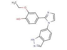 2-ethoxy-4-[1-(1H-indazol-6-yl)-1H-imidazol-2-yl]phenol