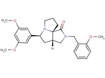 (3aS*,5S*,9aS*)-5-(3,5-dimethoxyphenyl)-2-(2-methoxybenzyl)hexahydro-7H-pyrrolo[3,4-g]pyrrolizin-1(2H)-one