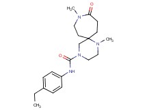 N-(4-ethylphenyl)-1,9-dimethyl-10-oxo-1,4,9-triazaspiro[5.6]dodecane-4-carboxamide