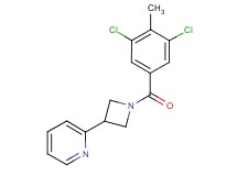 2-[1-(3,5-dichloro-4-methylbenzoyl)-3-azetidinyl]pyridine