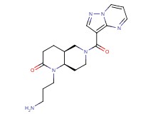 rel-(4aS,8aR)-1-(3-aminopropyl)-6-(pyrazolo[1,5-a]pyrimidin-3-ylcarbonyl)octahydro-1,6-naphthyridin-2(1H)-one hydrochloride