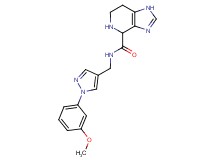 N-{[1-(3-methoxyphenyl)-1H-pyrazol-4-yl]methyl}-4,5,6,7-tetrahydro-1H-imidazo[4,5-c]pyridine-4-carboxamide dihydrochloride
