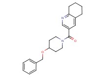3-{[4-(benzyloxy)piperidin-1-yl]carbonyl}-5,6,7,8-tetrahydroquinoline