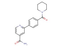 2-[4-(piperidin-1-ylcarbonyl)phenyl]isonicotinamide