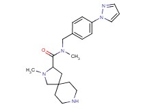 N,2-dimethyl-N-[4-(1H-pyrazol-1-yl)benzyl]-2,8-diazaspiro[4.5]decane-3-carboxamide dihydrochloride