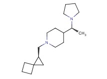 4-[1-(1-pyrrolidinyl)ethyl]-1-(spiro[2.3]hex-1-ylmethyl)piperidine