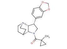 (3R*,3aR*,7aR*)-3-(1,3-benzodioxol-5-yl)-1-[(1-methylcyclopropyl)carbonyl]octahydro-4,7-ethanopyrrolo[3,2-b]pyridine