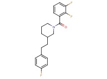 1-(2,3-difluorobenzoyl)-3-[2-(4-fluorophenyl)ethyl]piperidine