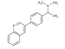 N,N-dimethyl-1-(4-quinolin-3-ylphenyl)ethanamine