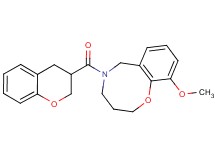 5-(3,4-dihydro-2H-chromen-3-ylcarbonyl)-10-methoxy-3,4,5,6-tetrahydro-2H-1,5-benzoxazocine