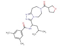 3,5-dimethyl-N-{3-methyl-1-[7-(tetrahydro-3-furanylcarbonyl)-6,7,8,9-tetrahydro-5H-[1,2,4]triazolo[4,3-d][1,4]diazepin-3-yl]butyl}benzamide
