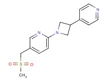 5-[(methylsulfonyl)methyl]-2-[3-(4-pyridinyl)-1-azetidinyl]pyridine