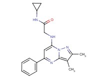 N~1~-cyclopropyl-N~2~-(2,3-dimethyl-5-phenylpyrazolo[1,5-a]pyrimidin-7-yl)glycinamide