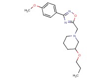 1-{[3-(4-methoxyphenyl)-1,2,4-oxadiazol-5-yl]methyl}-3-propoxypiperidine