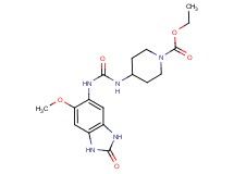 ethyl 4-({[(6-methoxy-2-oxo-2,3-dihydro-1H-benzimidazol-5-yl)amino]carbonyl}amino)piperidine-1-carboxylate