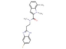 N-[2-(5-fluoro-1H-benzimidazol-2-yl)ethyl]-N,1,7-trimethyl-1H-indole-2-carboxamide