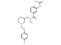 3-(acetylamino)-N-({1-[2-(4-chlorophenyl)ethyl]-3-piperidinyl}methyl)-N-methylbenzamide