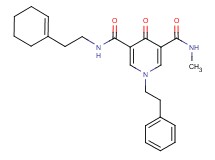 N-[2-(1-cyclohexen-1-yl)ethyl]-N'-methyl-4-oxo-1-(2-phenylethyl)-1,4-dihydro-3,5-pyridinedicarboxamide