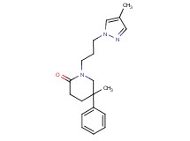 5-methyl-1-[3-(4-methyl-1H-pyrazol-1-yl)propyl]-5-phenylpiperidin-2-one