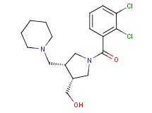 [(3R*,4R*)-1-(2,3-dichlorobenzoyl)-4-(piperidin-1-ylmethyl)pyrrolidin-3-yl]methanol