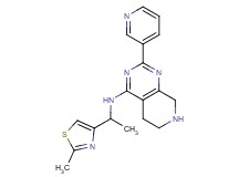 N-[1-(2-methyl-1,3-thiazol-4-yl)ethyl]-2-pyridin-3-yl-5,6,7,8-tetrahydropyrido[3,4-d]pyrimidin-4-amine