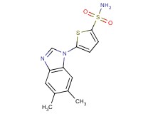 5-(5,6-dimethyl-1H-benzimidazol-1-yl)thiophene-2-sulfonamide