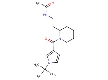 N-(2-{1-[(1-tert-butyl-1H-pyrrol-3-yl)carbonyl]-2-piperidinyl}ethyl)acetamide