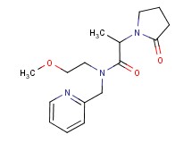 N-(2-methoxyethyl)-2-(2-oxopyrrolidin-1-yl)-N-(pyridin-2-ylmethyl)propanamide