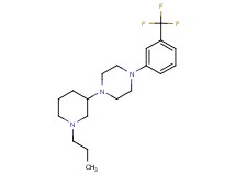 1-(1-propyl-3-piperidinyl)-4-[3-(trifluoromethyl)phenyl]piperazine
