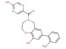 4-[(5-hydroxypyrazin-2-yl)carbonyl]-7-(2-methylphenyl)-2,3,4,5-tetrahydro-1,4-benzoxazepin-9-ol
