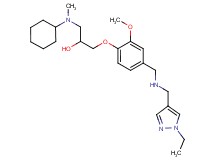 1-[cyclohexyl(methyl)amino]-3-[4-({[(1-ethyl-1H-pyrazol-4-yl)methyl]amino}methyl)-2-methoxyphenoxy]-2-propanol