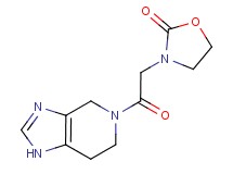 3-[2-oxo-2-(1,4,6,7-tetrahydro-5H-imidazo[4,5-c]pyridin-5-yl)ethyl]-1,3-oxazolidin-2-one