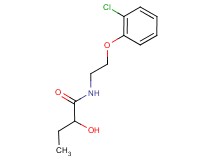 N-[2-(2-chlorophenoxy)ethyl]-2-hydroxybutanamide