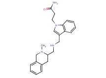 3-[3-({[(2-methyl-1,2,3,4-tetrahydroisoquinolin-3-yl)methyl]amino}methyl)-1H-indol-1-yl]propanamide