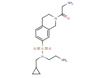 N-(cyclopropylmethyl)-2-glycyl-N-propyl-1,2,3,4-tetrahydroisoquinoline-7-sulfonamide