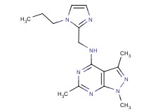 1,3,6-trimethyl-N-[(1-propyl-1H-imidazol-2-yl)methyl]-1H-pyrazolo[3,4-d]pyrimidin-4-amine