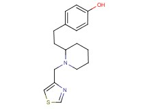4-{2-[1-(1,3-thiazol-4-ylmethyl)-2-piperidinyl]ethyl}phenol