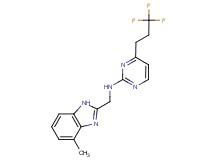 N-[(4-methyl-1H-benzimidazol-2-yl)methyl]-4-(3,3,3-trifluoropropyl)pyrimidin-2-amine