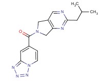 7-[(2-isobutyl-5,7-dihydro-6H-pyrrolo[3,4-d]pyrimidin-6-yl)carbonyl]tetrazolo[1,5-a]pyridine