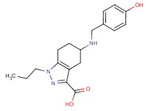 5-[(4-hydroxybenzyl)amino]-1-propyl-4,5,6,7-tetrahydro-1H-indazole-3-carboxylic acid