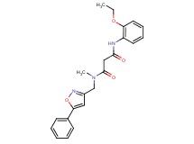 N'-(2-ethoxyphenyl)-N-methyl-N-[(5-phenylisoxazol-3-yl)methyl]malonamide