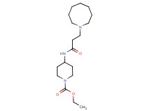 ethyl 4-[(3-azocan-1-ylpropanoyl)amino]piperidine-1-carboxylate
