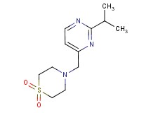 4-[(2-isopropylpyrimidin-4-yl)methyl]thiomorpholine 1,1-dioxide